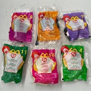 Vintage (Lot of 14) 1990’s McDonalds Ty Teenie Beanie Babies Sealed Collectibles